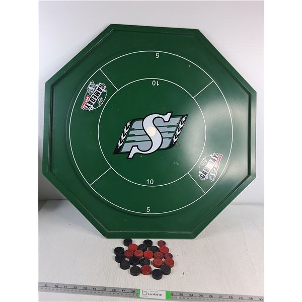 Saskatchewan Roughriders Crokinole - PICK UP ONLY