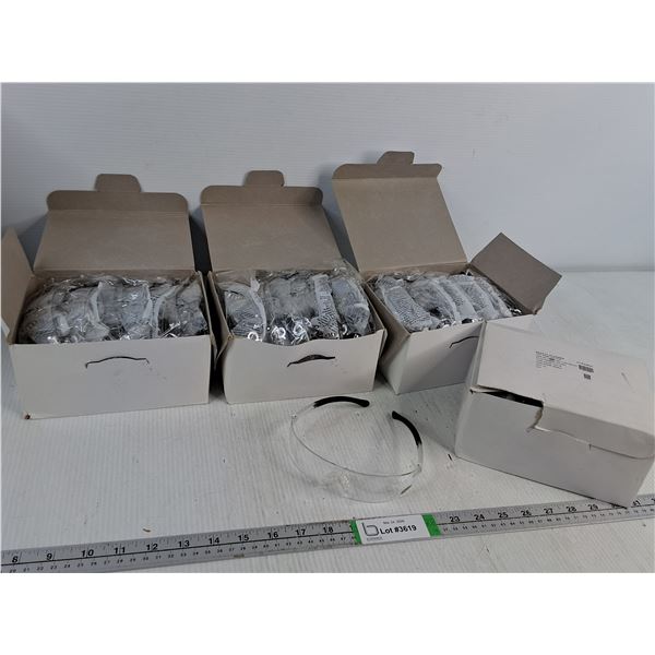 (4) Boxes of 12 PCL Safety Glasses- NIB