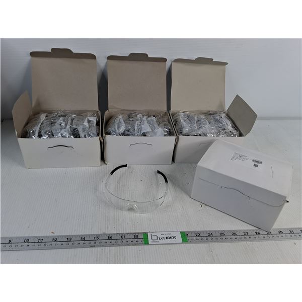 (4) Boxes of 12 PCL Safety Glasses- NIB