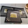 Image 1 : (3) Black Wooden and Glass Picture Frames - NIB - PICK UP