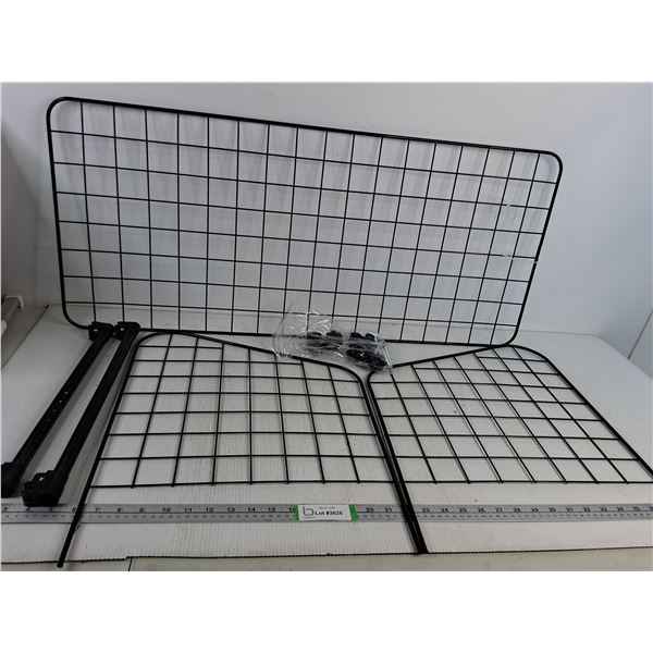 Black Wire Mesh Rack Parts- As is - PICK UP ONLY