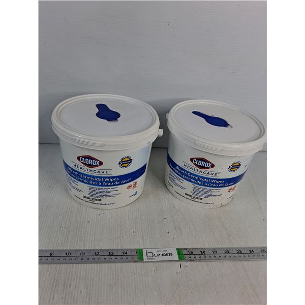 (2) Tubs of Bleach Germicidal Wipes-Cannot Ship