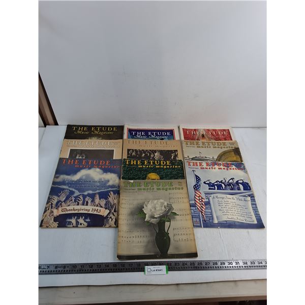 (10) "The Etude - Music Magazine" from 1931-1948