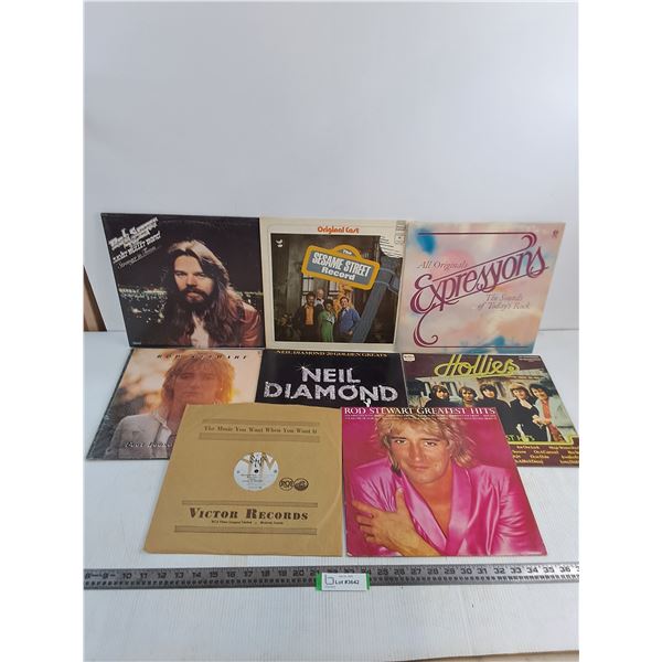 (8) Records (Bob Seger, Rod Stewart, Neil Diamond)