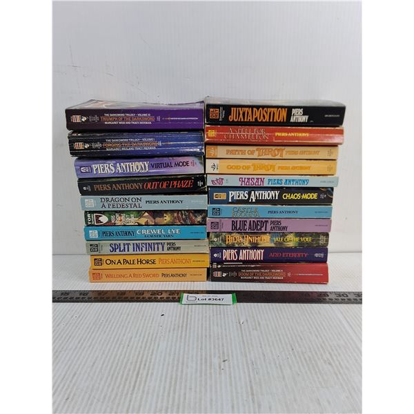 (21) Piers Anthony Paperback Fantasy Novels