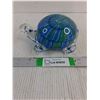 Image 1 : Art Glass Turtle Figurine Paperweight-7" long