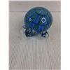 Image 2 : Art Glass Turtle Figurine Paperweight-7" long