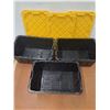 Image 4 : *(3) 27" x 18" x 12.5" Strong Box Storage Totes w/ Lids, Cannot Ship