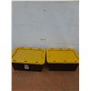 Image 1 : *(2) 26x17.76x12.25" Durabilt Tubs With Lids -Cannot Ship