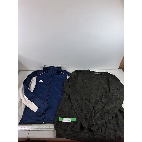 Mizuno Jacket - Size L, Tundra Sweater - XLT