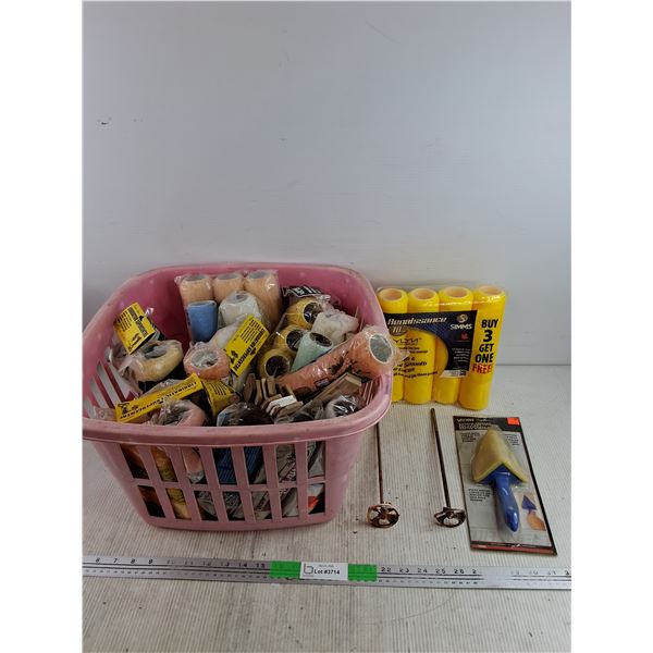 Paint Rollers, Plastic Basket 17" x 10" x 17"-PICK UP ONLY