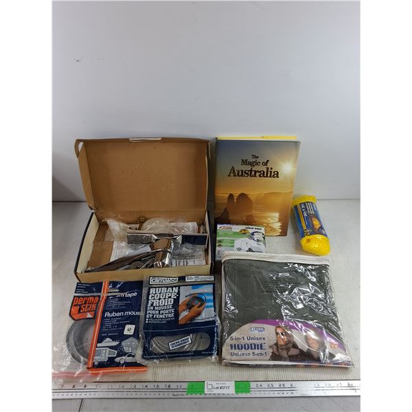 Kitchen Faucet, The Magic of Australia Book, Smoke Alarm - New, Poly Rope, Misc