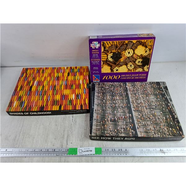 500 & 1000 Piece Jigsaw Puzzles - As Is