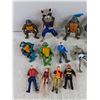 Image 2 : Ninja Turtles Figures and Assorted Toy Figures