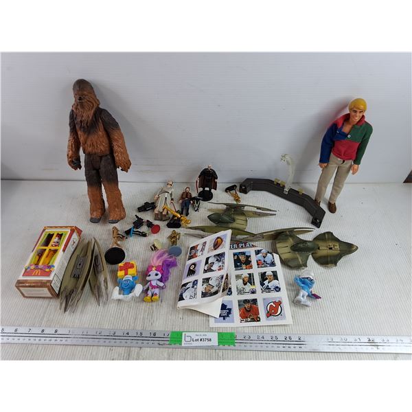 Assorted Kids Toys - Star Wars, McDonald's, Smurfs, Misc