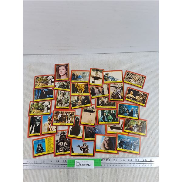O Pee Chee Star Wars Return of the Jedi Cards - CANNOT AUTHENTICATE