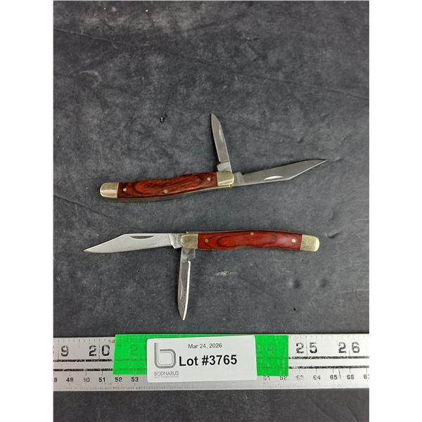 (2) Folding Pocket Knives