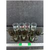 Image 1 : Tempered Glass Mugs, (4) Whisky Glasses & Dice
