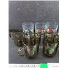 Image 2 : Tempered Glass Mugs, (4) Whisky Glasses & Dice