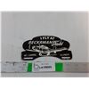 Image 1 : Beckrman Field Porcelain License Plate Topper