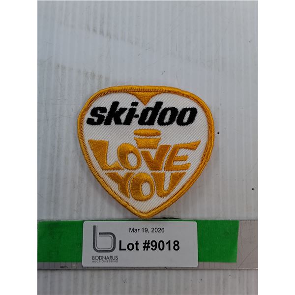 'Ski-Doo I Love You' Snowmobile Crest 3.25" x 3"