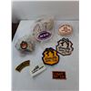 Image 3 : Vintage Clothing Badges- Shell, Greyhound Lines, Husky, Misc.