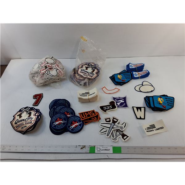 Vintage Clothing Badges- Natiional Cartage, Regina Alpine Racing Team, Potash Corp., Misc.