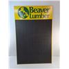 Image 2 : #Beaver Lumber Chalkboard Sign 38" x 24", Cannot Ship