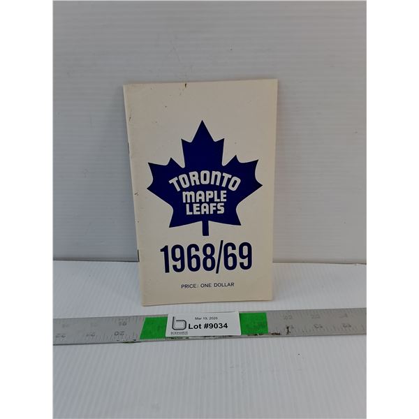 Toronto Maple Leafs 1968/69 Fact Book