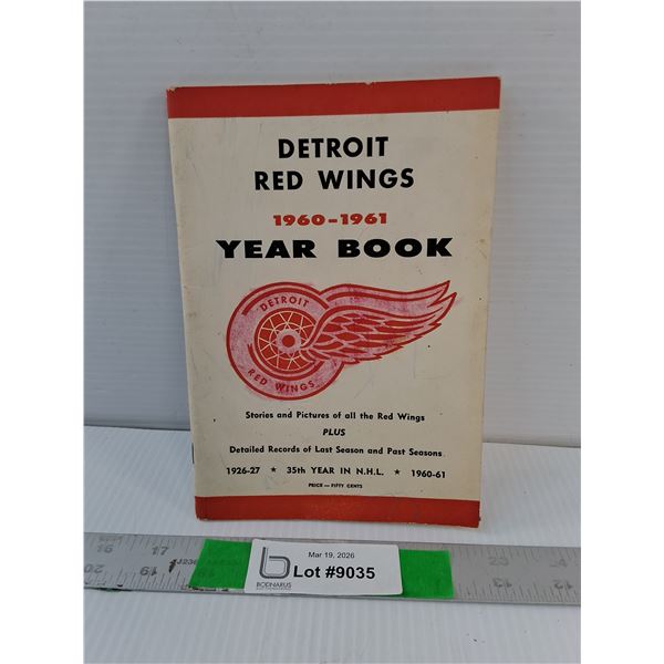 Detroit Red Wings 1960-61 Yearbook