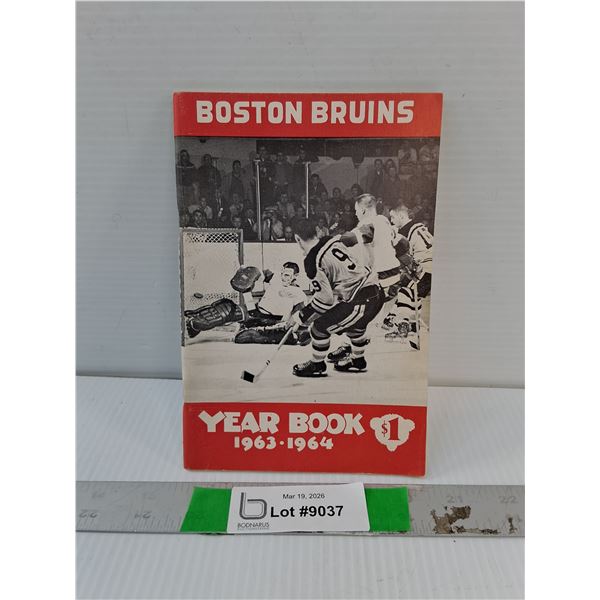 Boston Bruins 1963-64 Yearbook