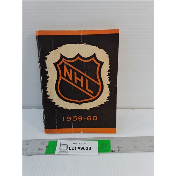 NHL 1959-60 Guidebook