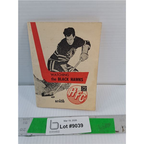 Black Hawks 1952-53 Yearbook