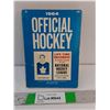 Image 1 : 1964 Official Hockey Record Book