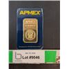 Image 1 : ^Apmex 1 Oz. Gold Ingot, Cannot Authenticate