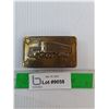 Image 1 : Semi Truck Brass Belt Buckle