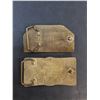 Image 2 : (2) Brass Belt Buckles- Teamster & Local 901