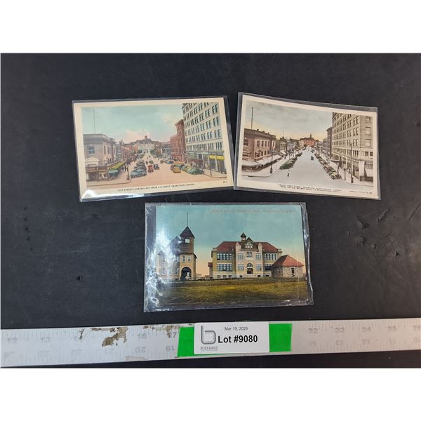 (3) Vintage Saskatoon Postcards