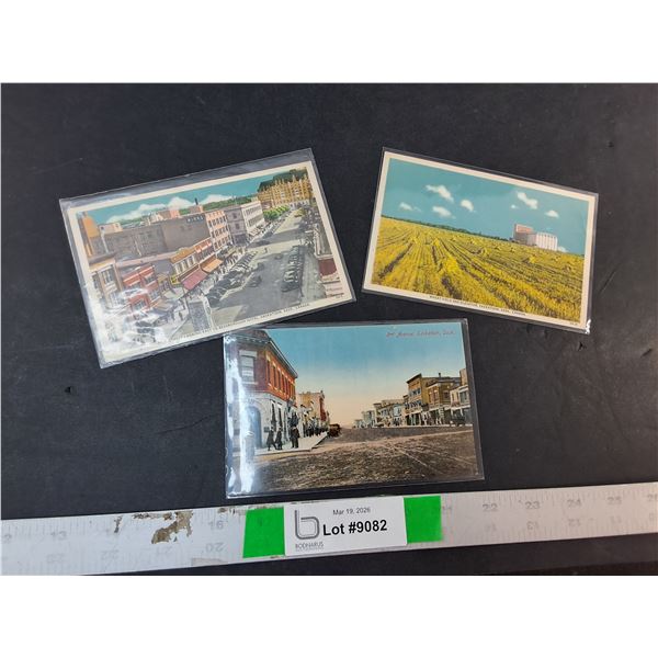 (3) Vintage Saskatoon Postcards