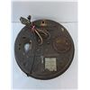 Image 2 : *John Deere Light Up Metal Wall Clock 15"- Working