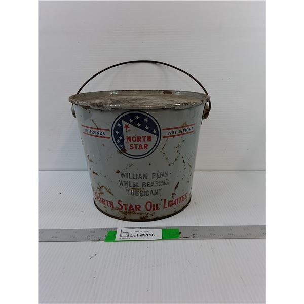 Metal North Star Oil Pail 7.5"
