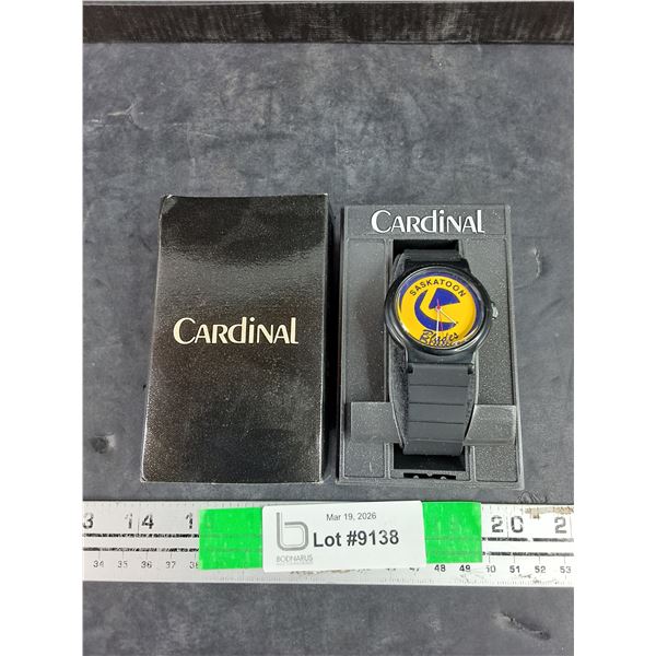 Cardinal Saskatoon Blades Quartz Watch - As Is