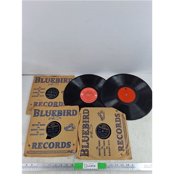 Vinyl Records - Johhny Cash, Blue Bird & 24 Original Happening Hits