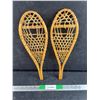 Image 2 : Vintage Miniature Wooden Snow Shoes 16" x 5"