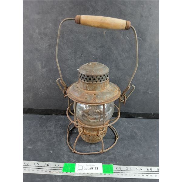 Antique CPR Railway Lantern