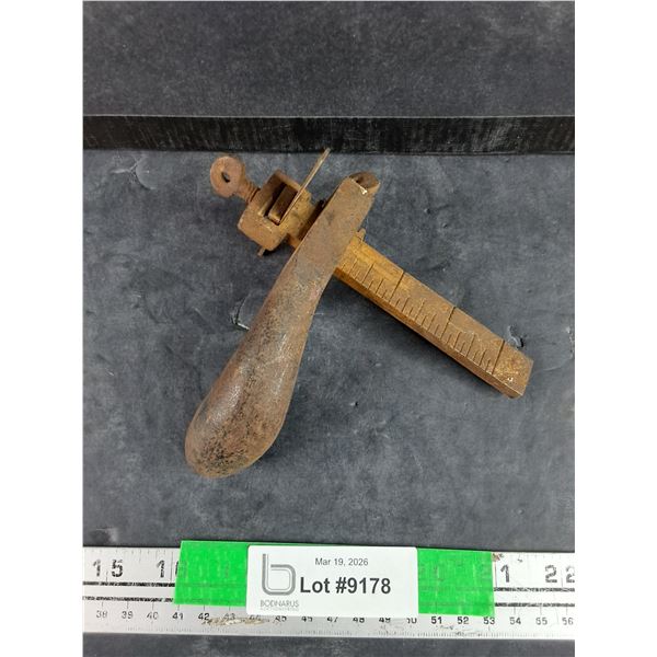 Antique Leather Cutter