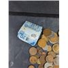 Image 2 : Assorted Coins & (3) 20 Mexican Peso Banknotes