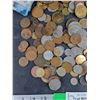 Image 4 : Assorted Coins & (3) 20 Mexican Peso Banknotes