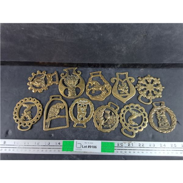 Vintage Brass Horse Brasses