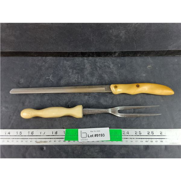 Vintage Wear Ever Meat Carving Utensils